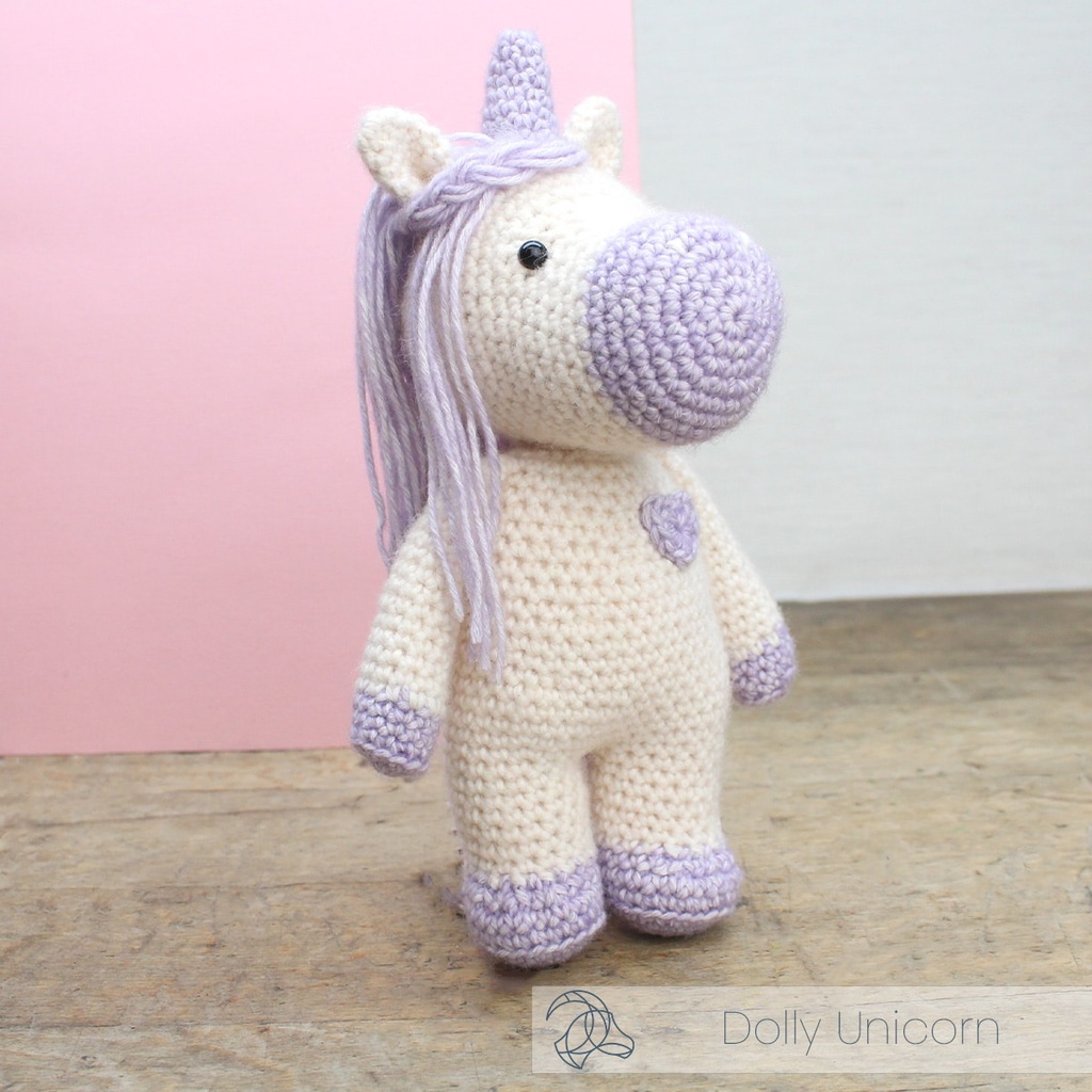 Dolly Unicorn Crochet Kit - DIY Amigurumi Unicorn | Hardicraft